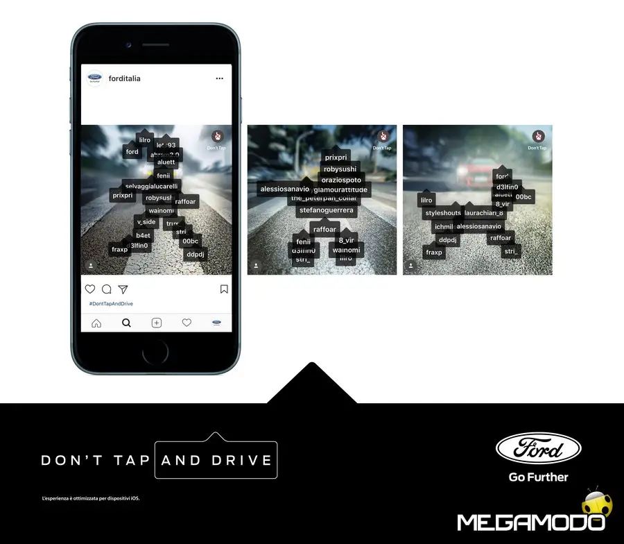 Ford lancia la campagna social 'Don't Tap and Drive' per la nuova edizione di 'Driving Skills For Life'