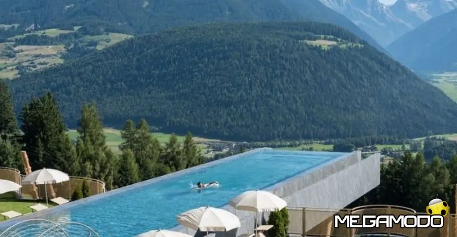 Casalgrande Padana - Progetto piscina a sbalzo Hotel Hubertus (Val Pusteria)