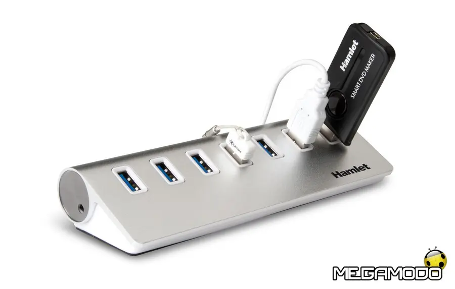 Hamlet presenta un raffinato HUB a 7 porte