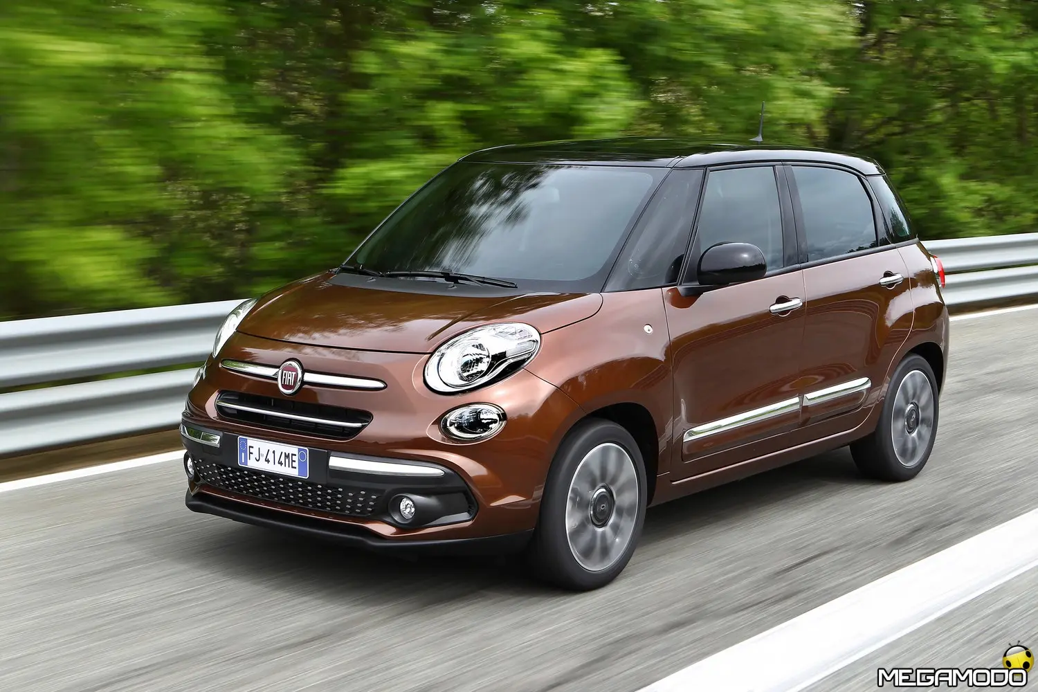 Nuova Fiat 500 L, prova su strada