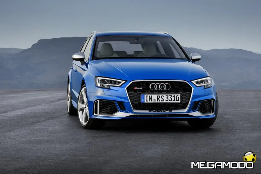 Audi RS 3 Sportback in anteprima al Parco del Valentino