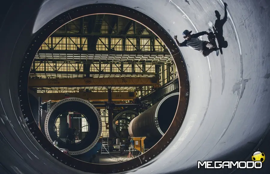 Red Bull, i miglior skater al mondo sulle turbine eoliche