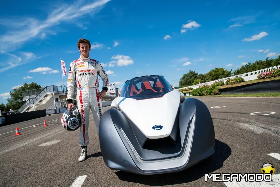Nissan con la BladeGlider al Festival of Speed di Goodwood