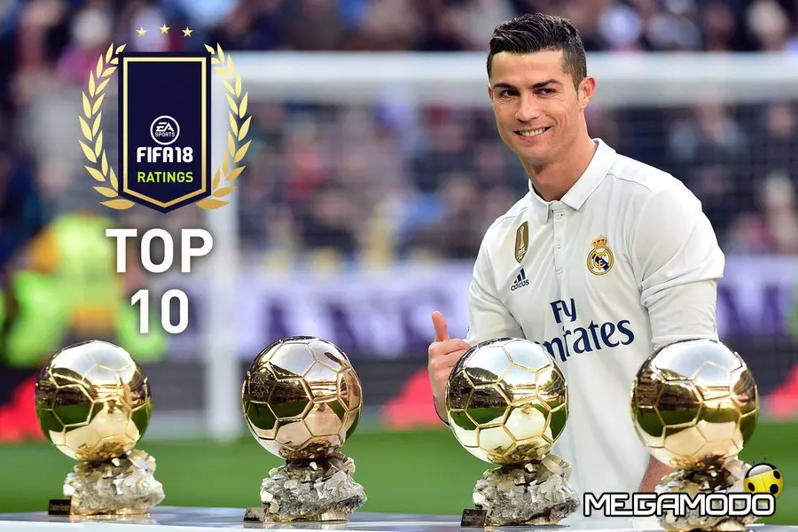 FIFA 18, svelata la TOP 10 dei calciatori più forti