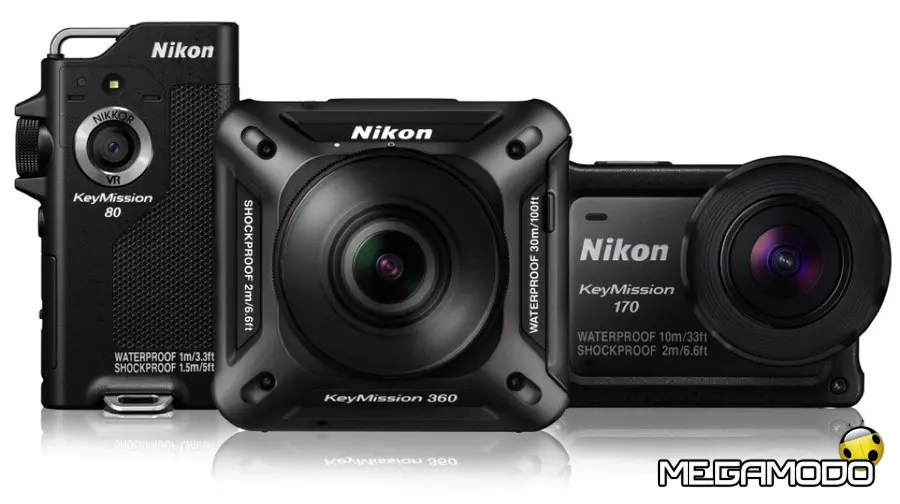 Nikon KeyMission, le action cam nate per l'avventura