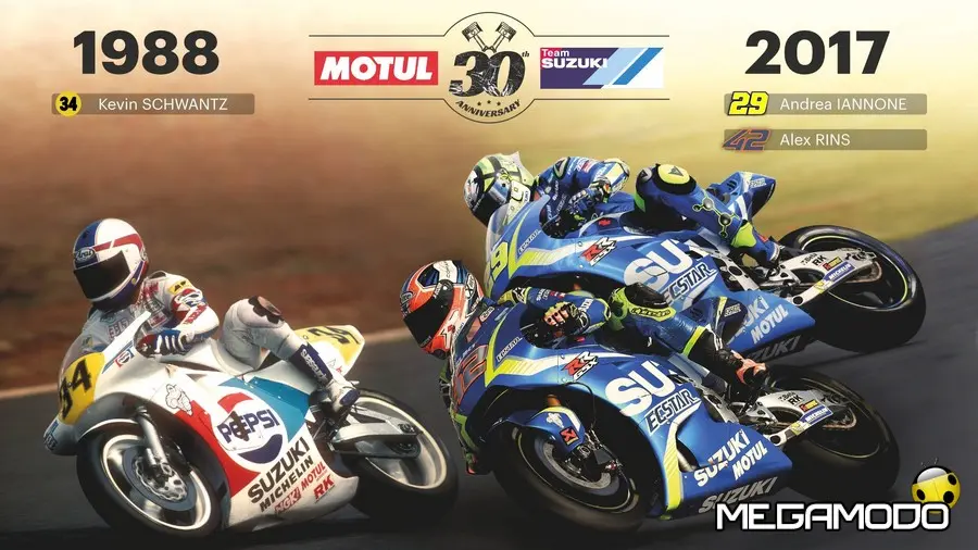 Suzuki festeggia 30 anni con Motul
