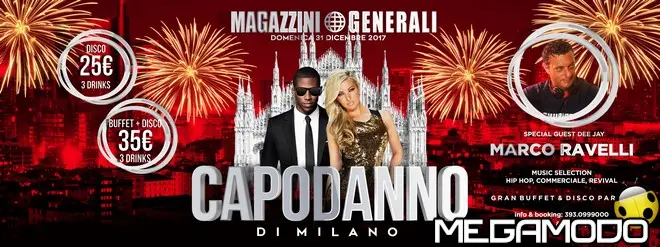 Marco Ravelli, Capodanno ai Magazzini Generali