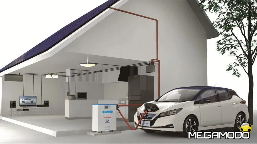 Con Nuova Nissan LEAF pannelli solari gratuiti in Giappone