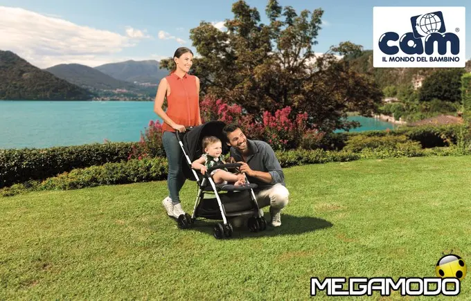 Curvi, il nuovo passeggino super leggero di Cam il mondo del bambino