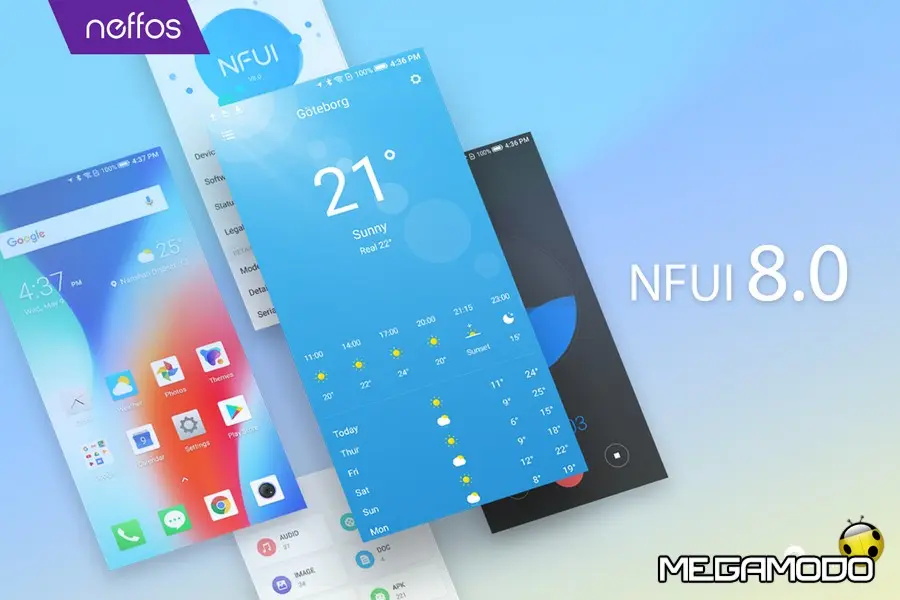 TP-Link presenta NFUI 8.0, sistema operativo esclusivo per Smartphone Neffos