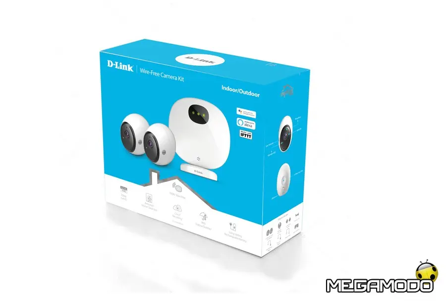 Disponibile da oggi il KIT D-Link DCS-2802KT-EU mydlink Pro Wire-Free Camera Kit