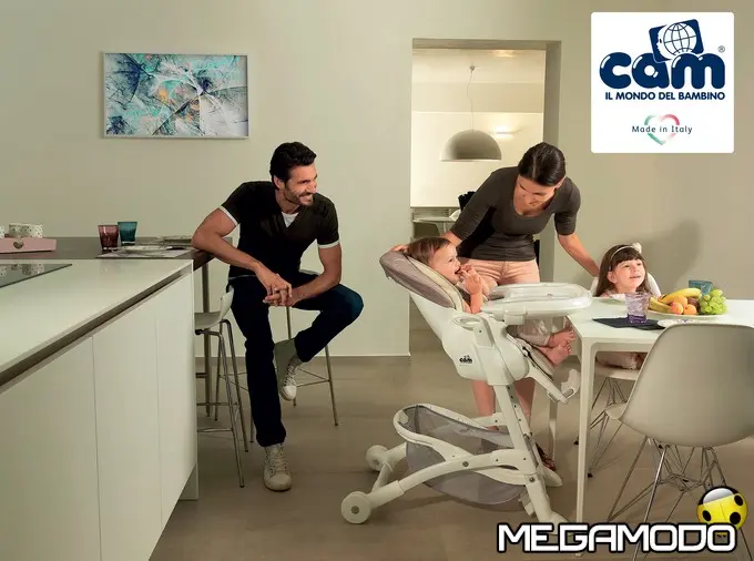 Istante, il seggiolone multifunzione di Cam il mondo del bambino