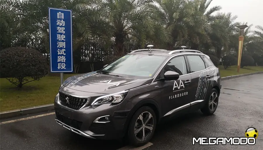 Groupe PSA: in Cina al via i test sulla guida autonoma