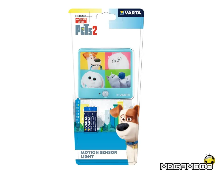 Varta Motion Sensor Light, sensore luminoso dedicato a Pets 2