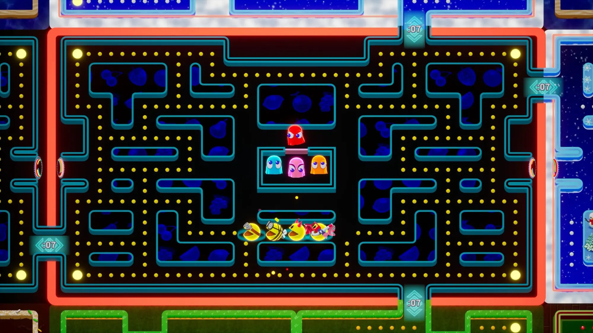 PAC-MAN Mega Tunnel Battle, lo storico arcade sbarca su Stadia