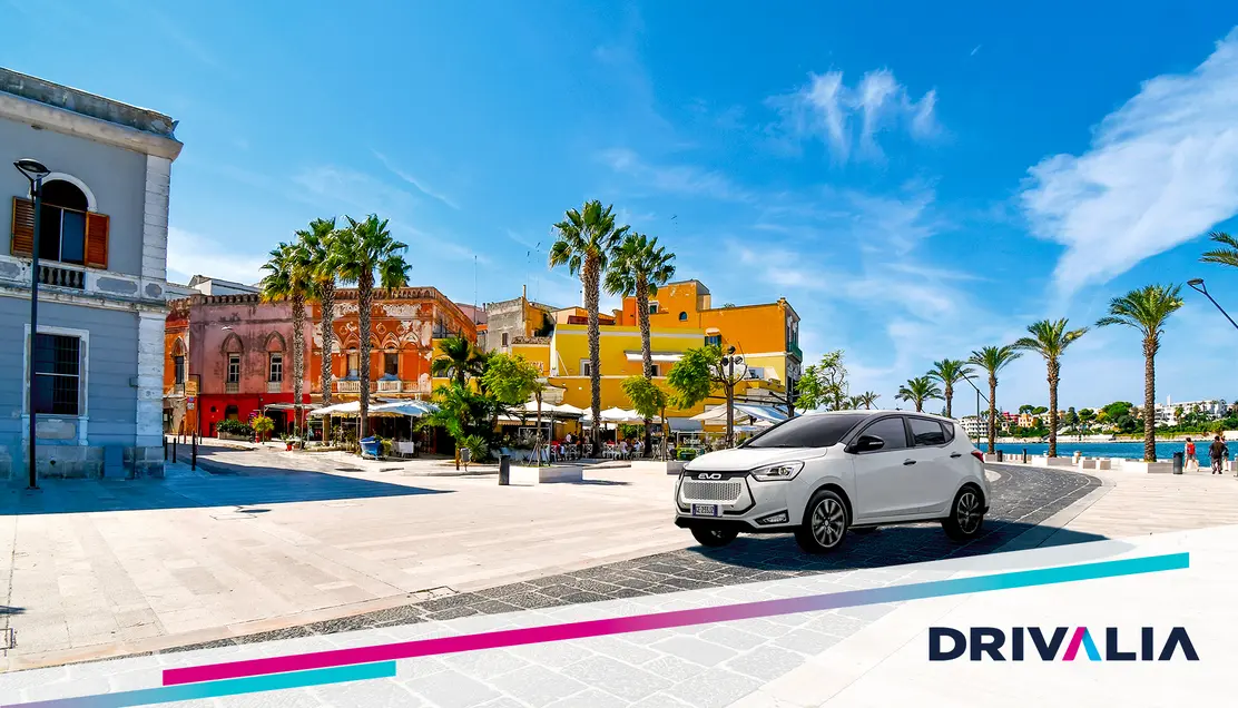 Drivalia e turismo in Puglia: 300 nuove EVO 3 nella flotta di auto a noleggio