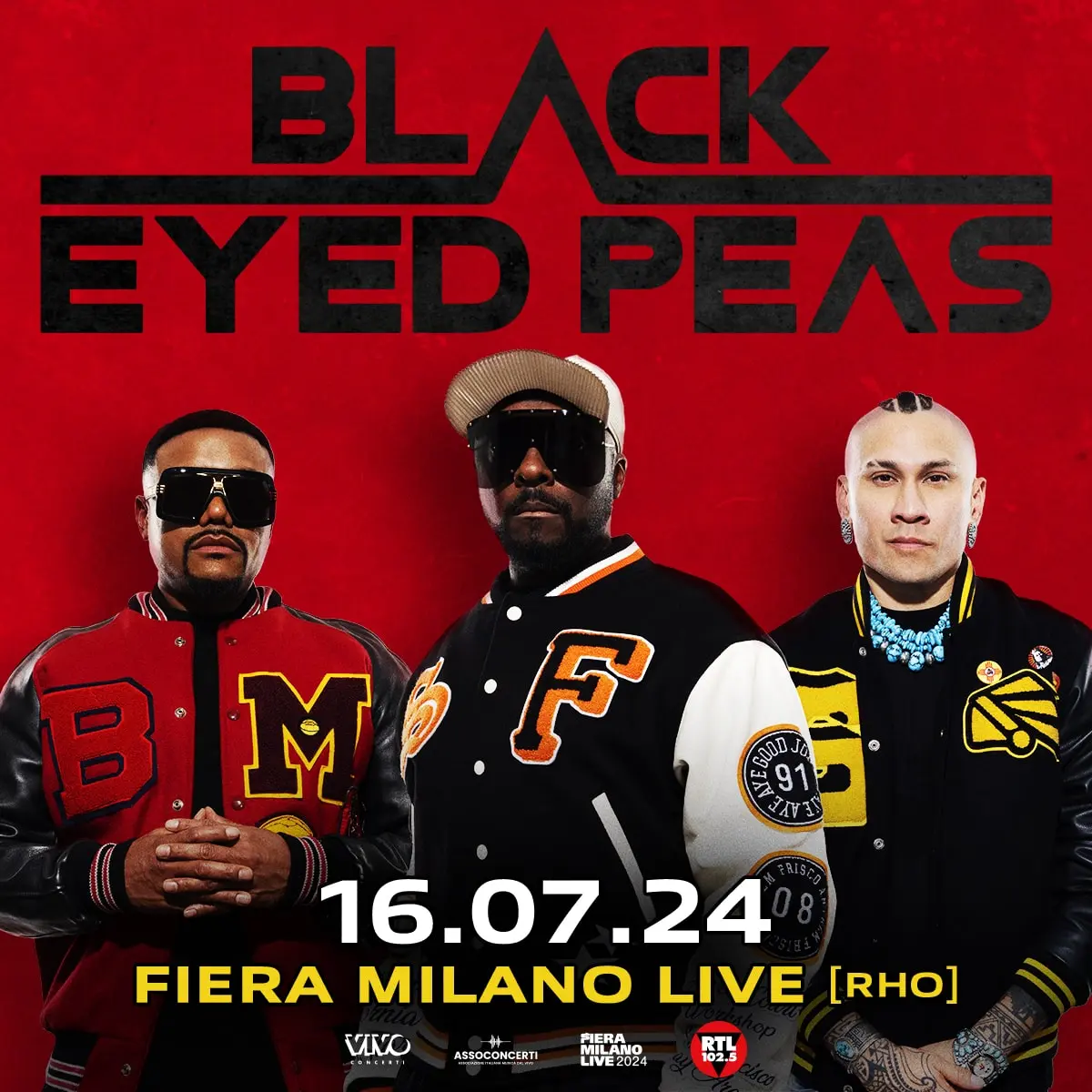 I Black Eyed Peas tornano in Italia