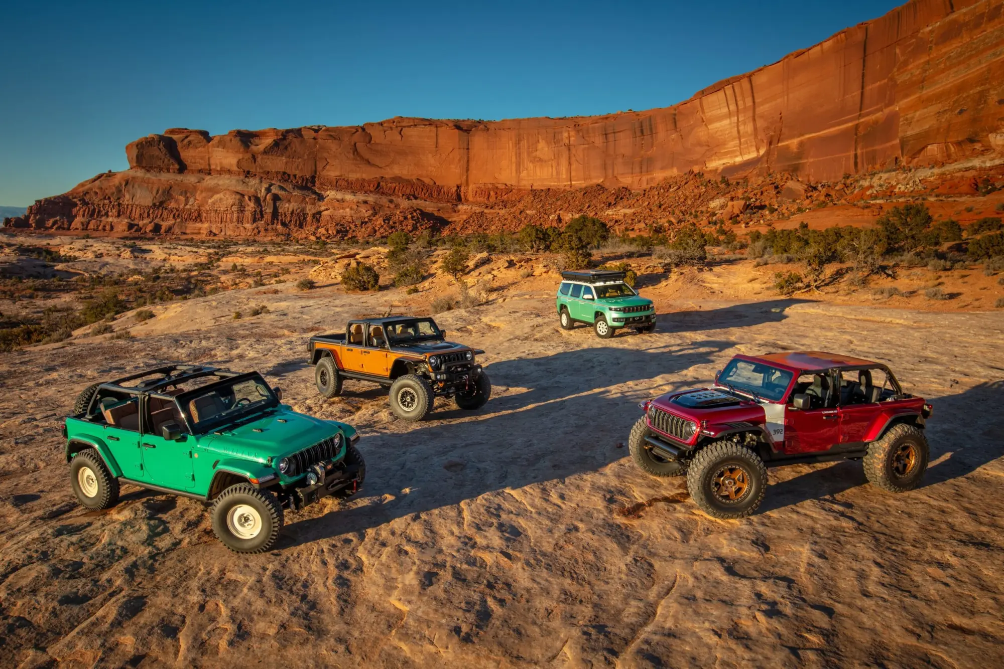 Jeep: quattro concept al 58° Easter Safari