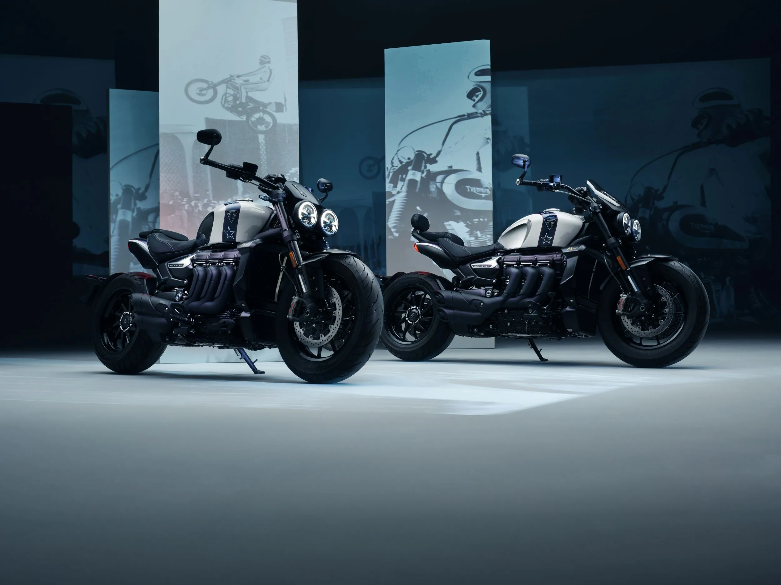 Triumph Rocket 3 Evel Knievel: dedicate alle leggende degli stuntman