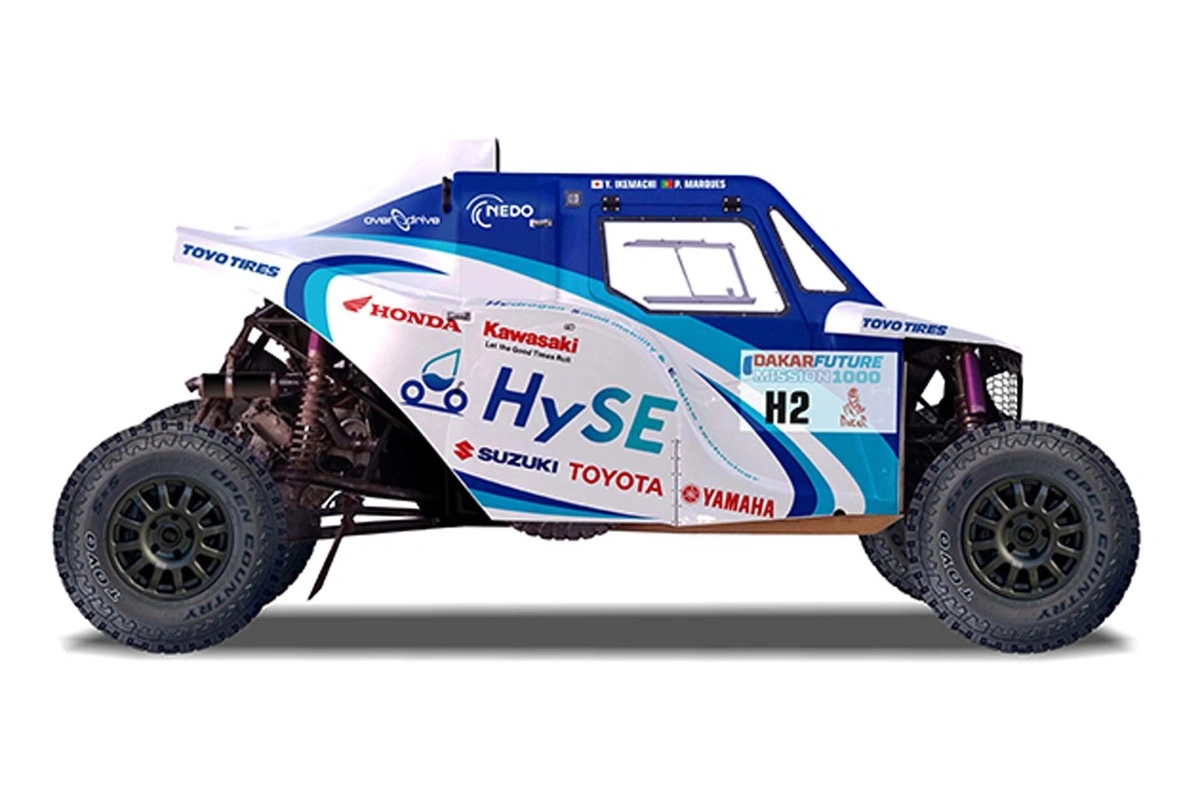 Suzuki alla Dakar con un veicolo a idrogeno: ecco HySE-X2