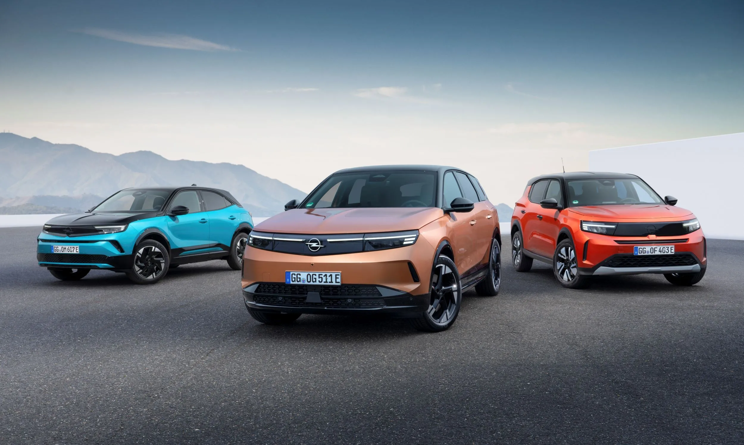 Efficiente ed elettrificato: il nuovo trio di SUV Opel Grandland, Frontera e Mokka