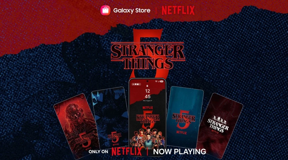 Samsung e Netflix trasformano il Galaxy nel “Sottosopra” di Stranger Things