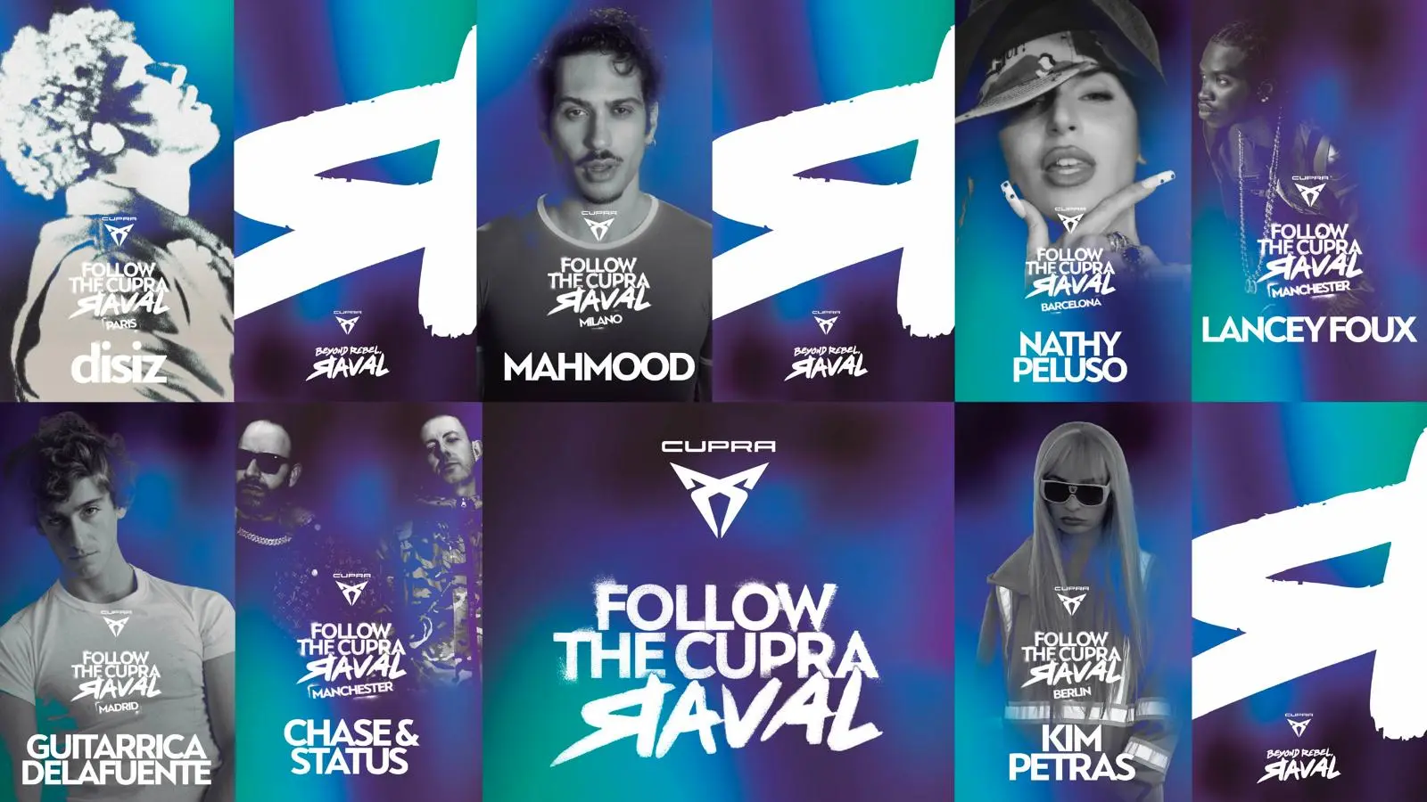 “Follow the CUPRA”: sei concerti in Europa per svelare la nuova CUPRA Raval