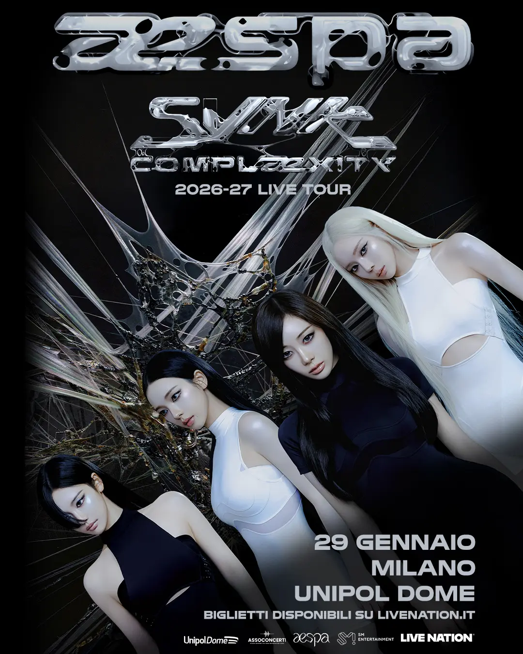 aespa a Milano: la band k-pop sbarca in Italia con il tour SYNK : COMPLæXITY