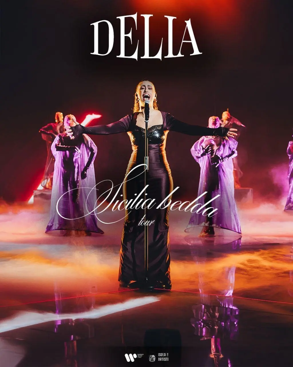 Delia: debutto trionfale nei teatri con il Sicilia Bedda Tour, già boom di sold out