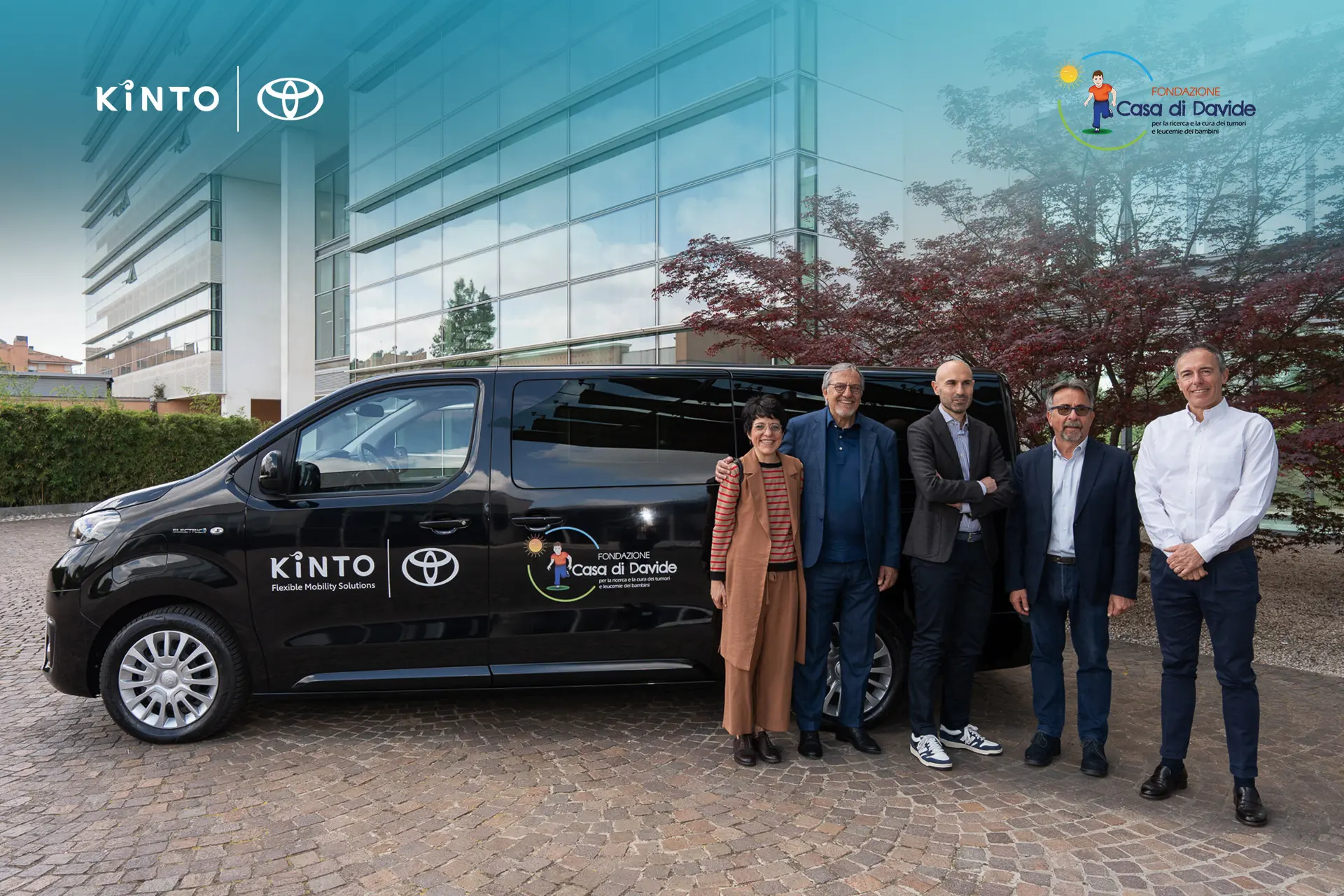 KINTO sostiene la Fondazione Casa di Davide: la mobilità come supporto sociale concreto