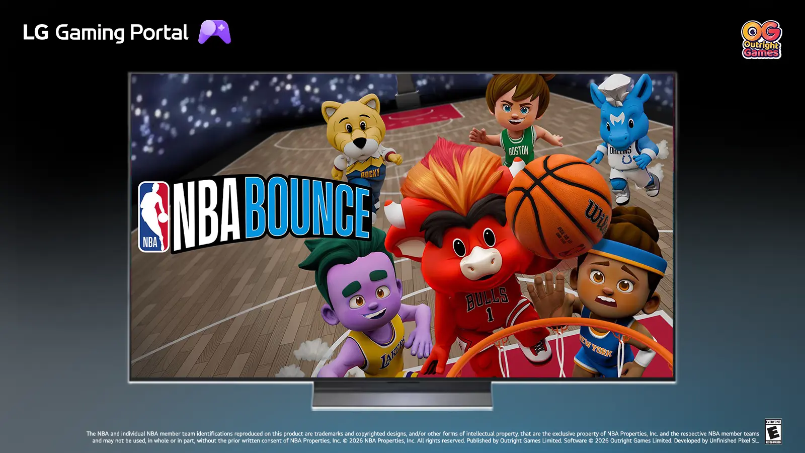 NBA Bounce porta il basket arcade sugli Smart TV e Smart Monitor LG