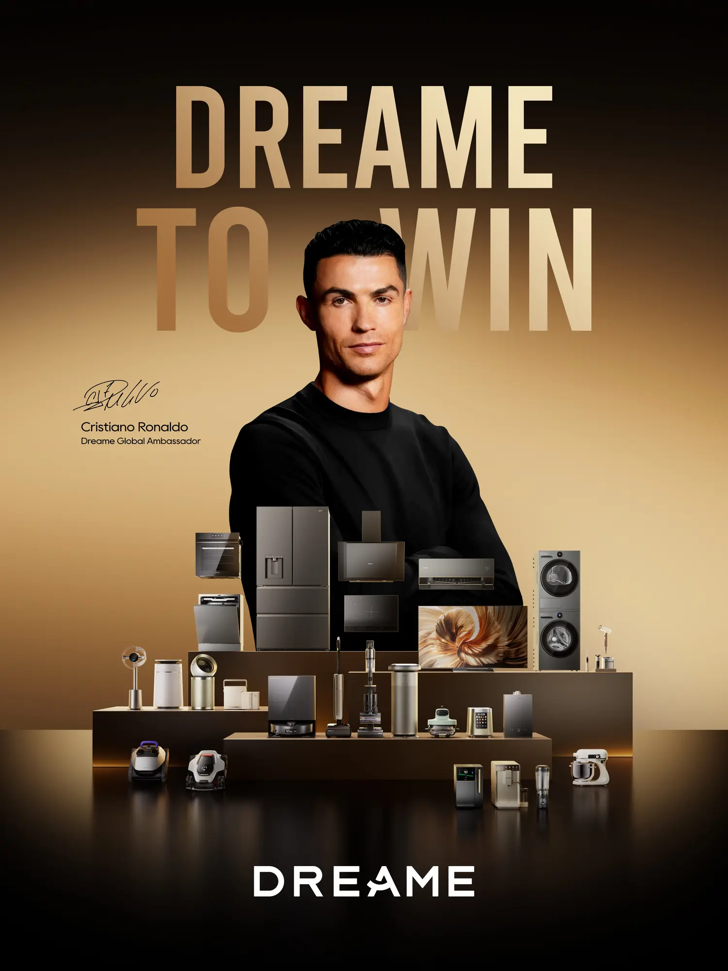 Cristiano Ronaldo nuovo Global Brand Ambassador per Dreame Technology