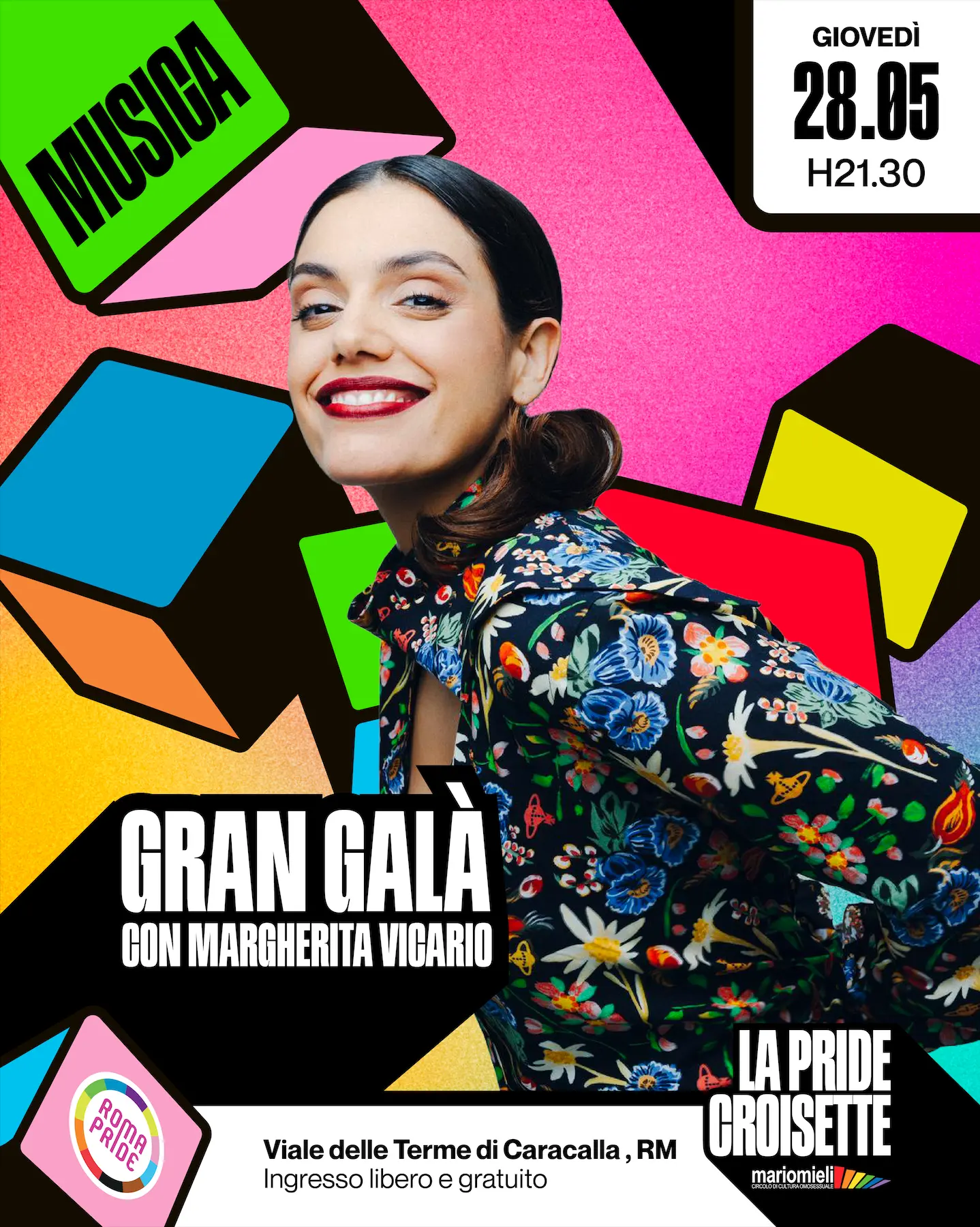 Roma Pride 2026, decima edizione tra cultura e spettacolo: al via la Pride Croisette