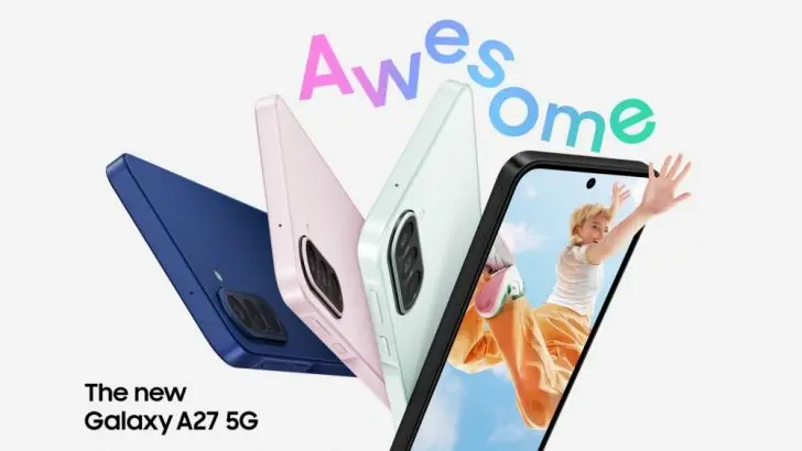Samsung lancia Galaxy A27 5G: display Super AMOLED e funzioni intelligenti