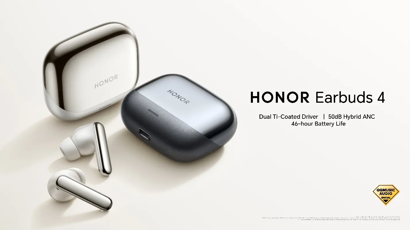 HONOR Earbuds 4: suono immersivo, ANC avanzata e autonomia fino a 46 ore