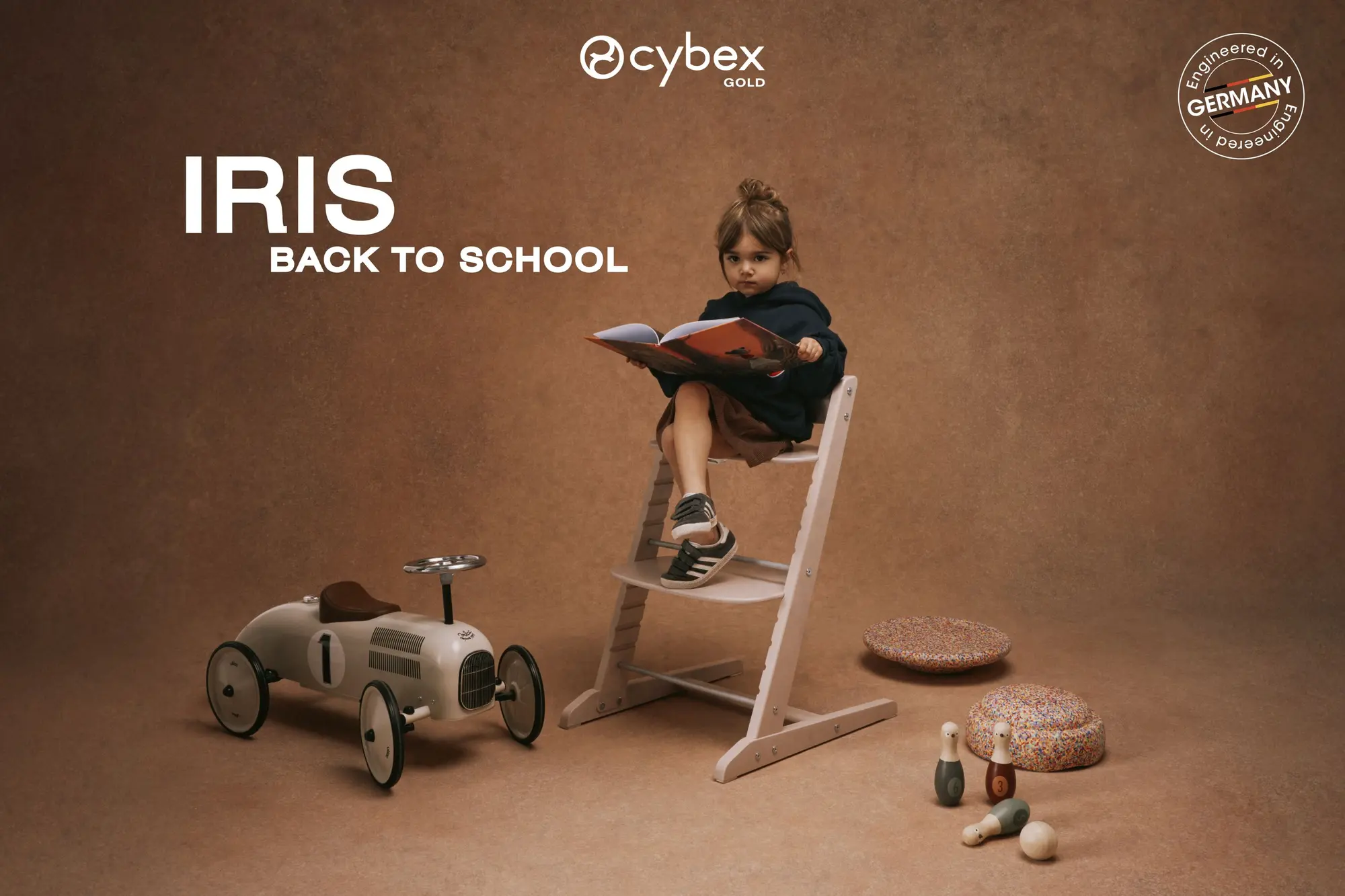 CYBEX IRIS, la sedia evolutiva che cresce con i bambini: novità per il Back to School