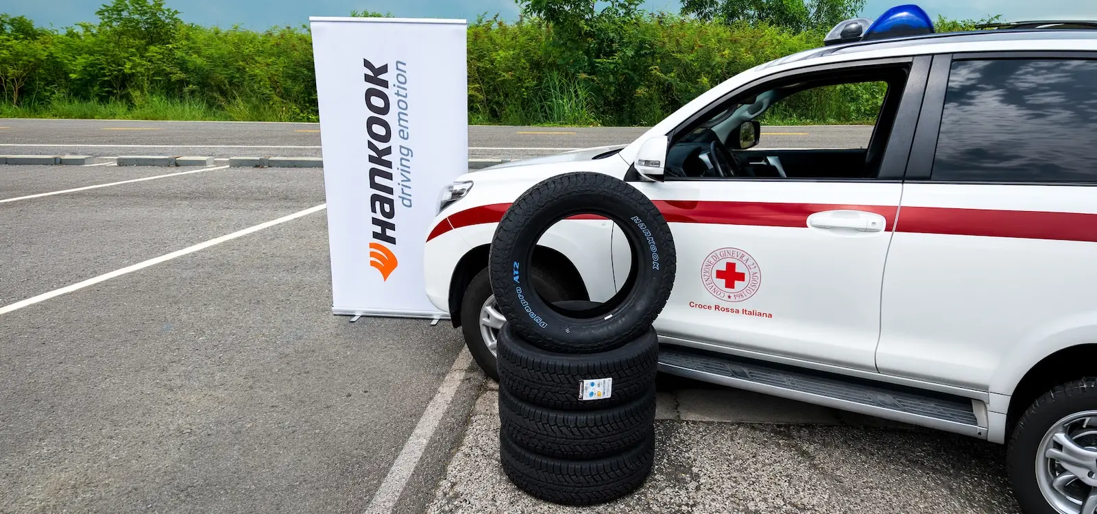 Hankook Tire Italia rafforza la collaborazione con la Croce Rossa Italiana