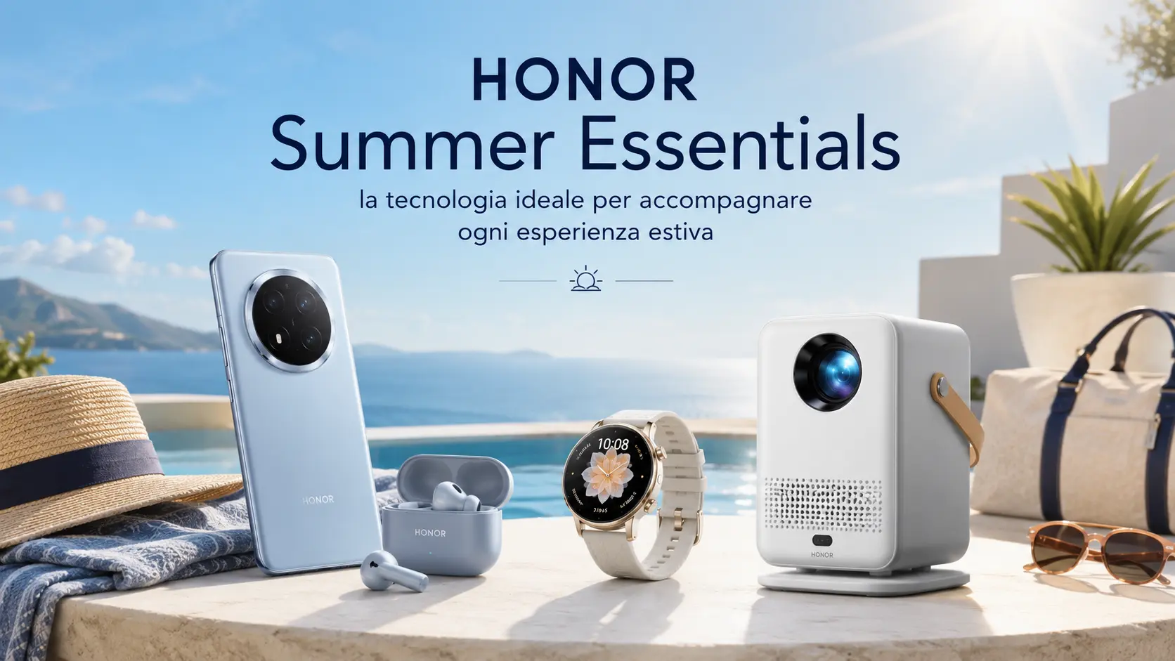 HONOR lancia Summer Essentials: tecnologia smart per vivere appieno l'estate