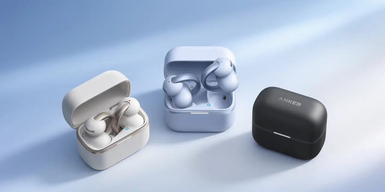 Anker lancia AeroClip 2 e Space 2 Pro: audio intelligente e chiarezza vocale al top