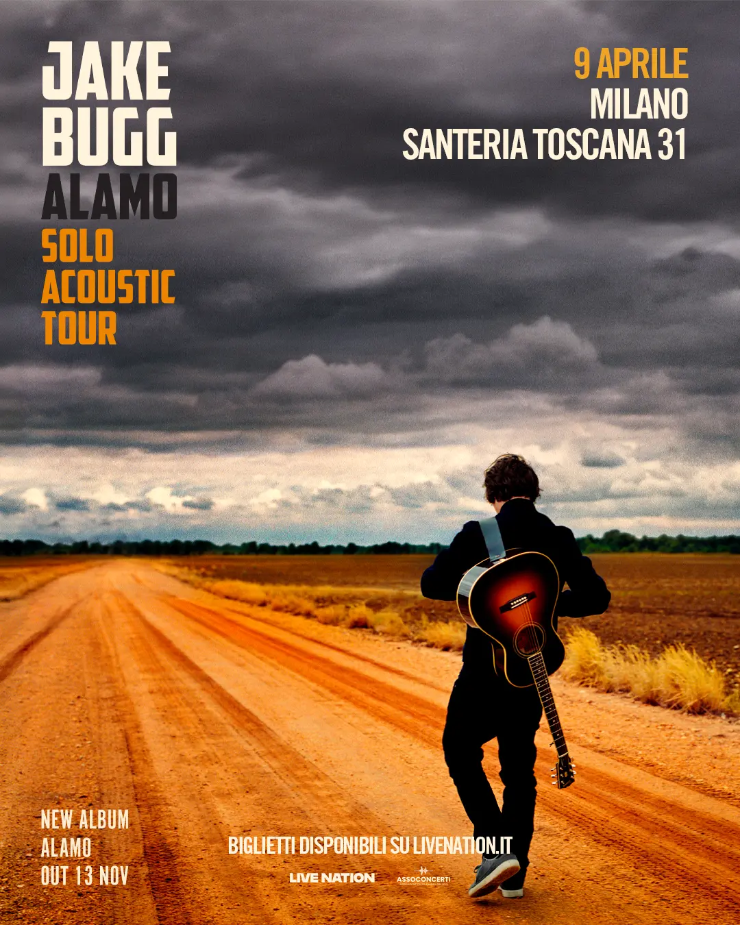 Jake Bugg torna in Italia: unica data a Milano per l'Alamo Tour nel 2027