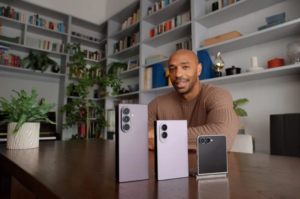 Samsung e Thierry Henry lanciano la campagna europea Welcome to Foldables